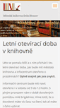 Mobile Screenshot of knihovna.dolnibousov.cz