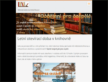 Tablet Screenshot of knihovna.dolnibousov.cz